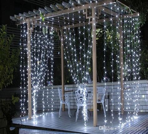 6mx3m 600led Curtain Lights String Christmas Party Wedding Holiday