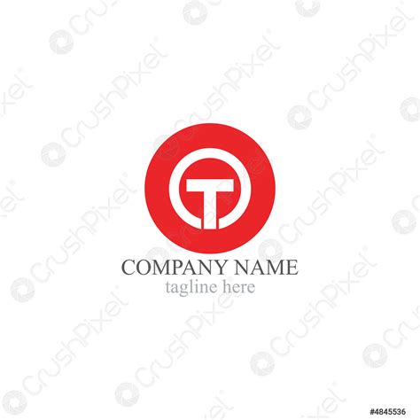 T Letters Logo And Symbols Template Icons App Stock Vector 4845536