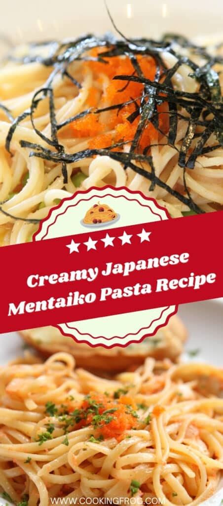 creamy japanese mentaiko pasta recipe cooking frog