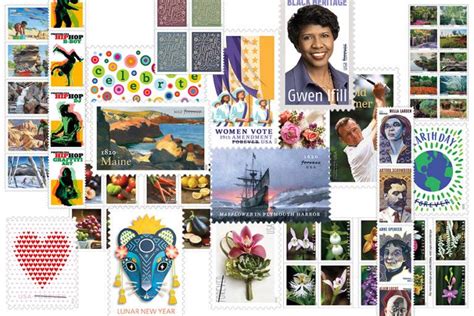 How much is a book of stamps? USPS previews next year's stamps - 21st Century Postal Worker