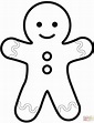 Gingerbread Man Printable Coloring Pages - Printable Word Searches