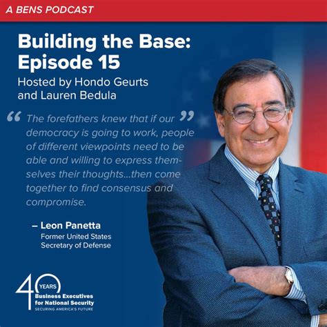 Building The Base 15 Secretary Leon Panetta Former Secretary Of
