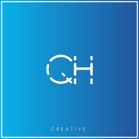 Premium Vector Qh Creative Latter Logo Design Premium Vector Creative