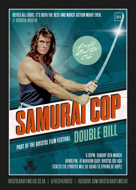 Samurai Cop Double Bill Bristol Bad Film Club