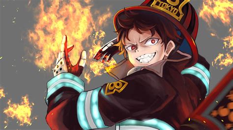 Fire Force Shinra Kusakabe Flame 4k 34 Wallpaper Pc Desktop