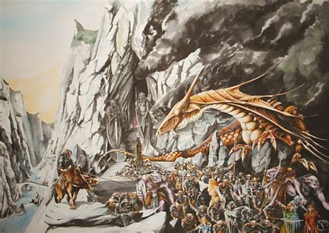 Council Of Elrond LotR News Information Glaurung The Fall Of