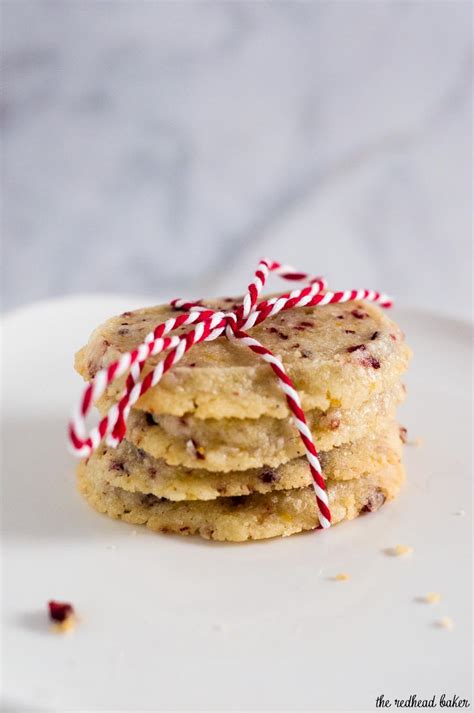 Perfect for cookie exchanges, baking with kids, and includes allergy friendly recipes too. Cranberry-Orange Shortbread Cookies by The Redhead Baker