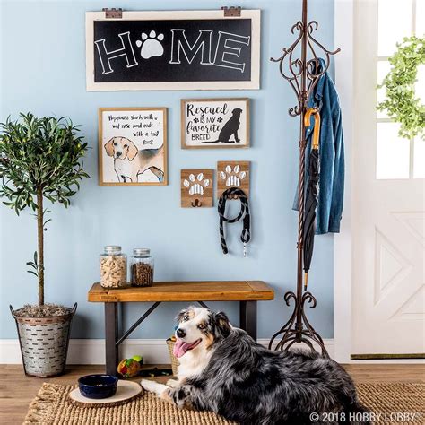 Create A Pawsitively Adorable Space For Your Pup With Dog Themed Wall