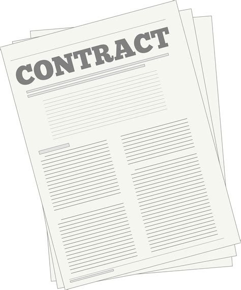 Clipart - Contract