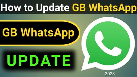 How To Update Gb Whatsapp Gb Whatsapp Update Youtube
