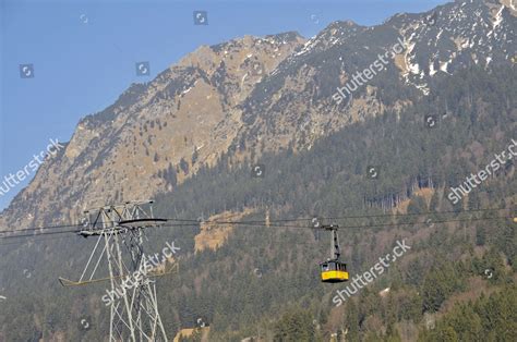 Cabin Nebelhornbahn Cable Car Mt Nebelhorn Editorial Stock Photo