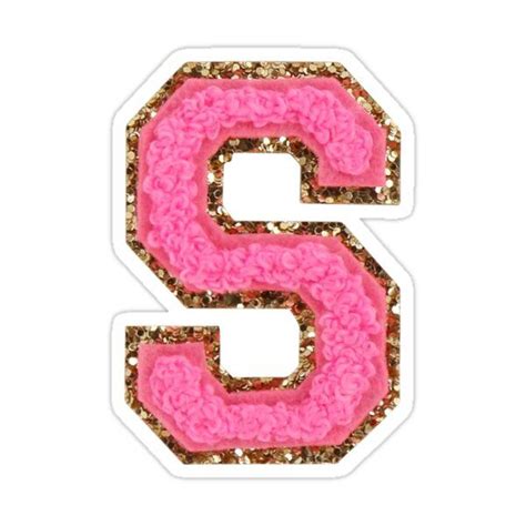 Preppy Letter S Patch Sticker By Alexandshay In 2021 Preppy Stickers