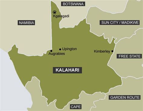 Kalahari Desert On A Map Filekalahari Desert And Kalahari Basin Map