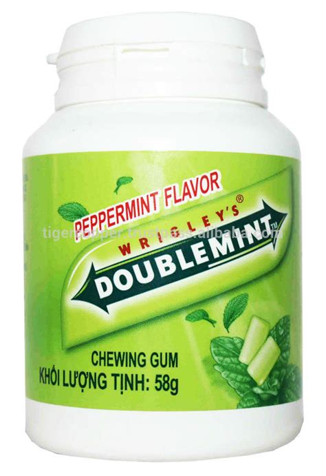 Trending price is based on prices over last 90 days. DOUBLEMINT PEPPERMINT CHEWING GUM JAR 58.4G/WRIGLEYS ...