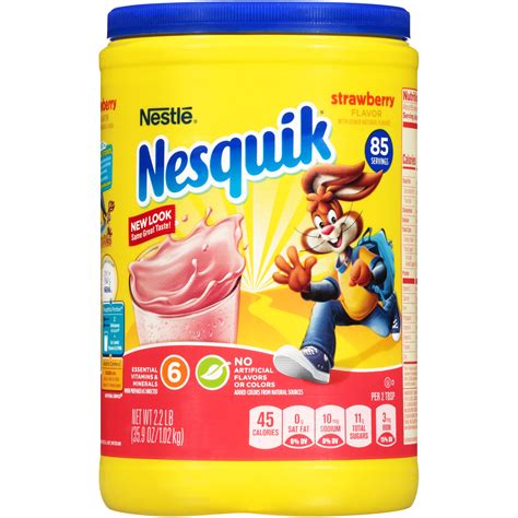 Nesquik Strawberry Powder 22 Lb Canister