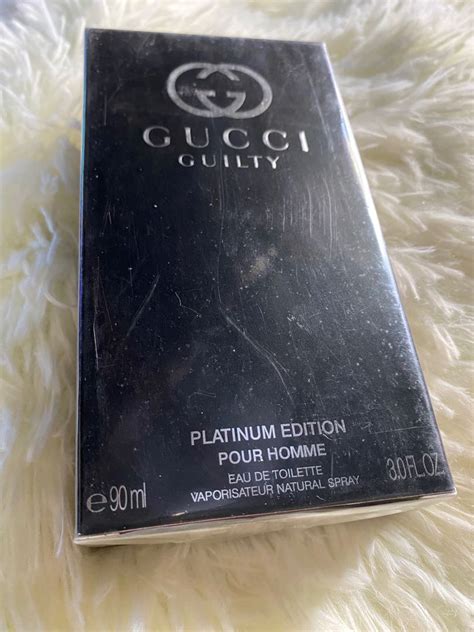 Gucci Guilty Platinum Edition Pour Homme Edt For Men 90ml Beauty