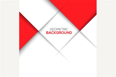 Geometric Red 3d Background ~ Graphics On Creative Market