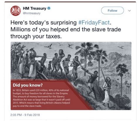 The Treasurys Tweet Shows Slavery Is Still Misunderstood David