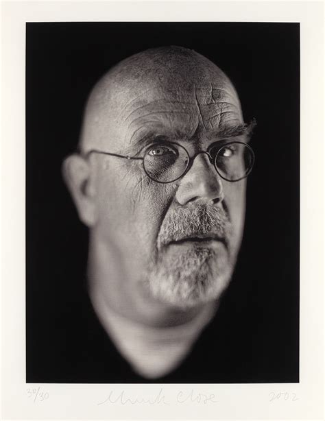 Have you ever visited an art gallery or museum and found yourself staring at a massive portrait of a face? CHUCK CLOSE Self Portrait Portfolio 2525309 765384