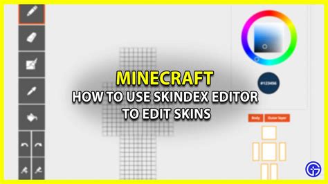 How To Edit Customize Minecraft Skins On Skindex Editor