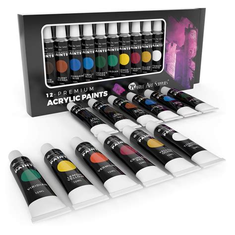 Castle Art Supplies Acrylic Paint Set For Beginners Students Or