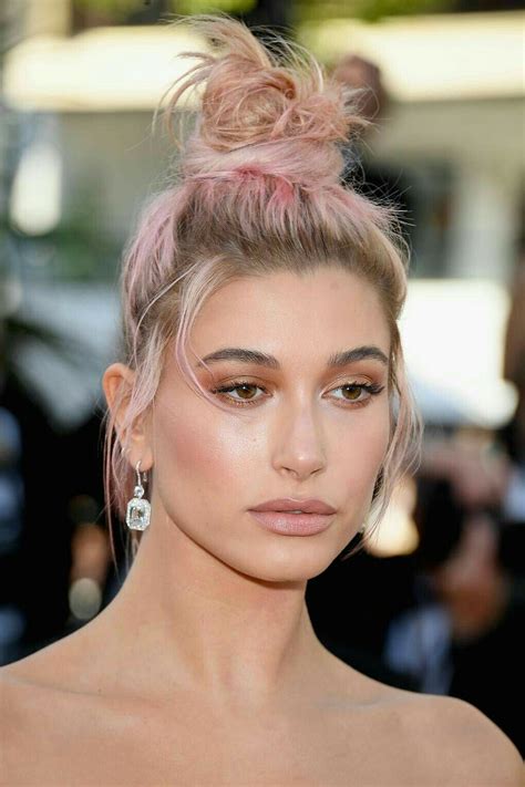 See pictures of hailey bieber with different hairstyles, including long hairstyles, medium hairstyles, short hairstyles, updos, and more. hailey bieber | pink hair
