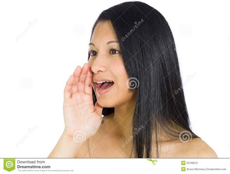 model isolated talking shouting voice stock image image of shouting shoulders 55168247