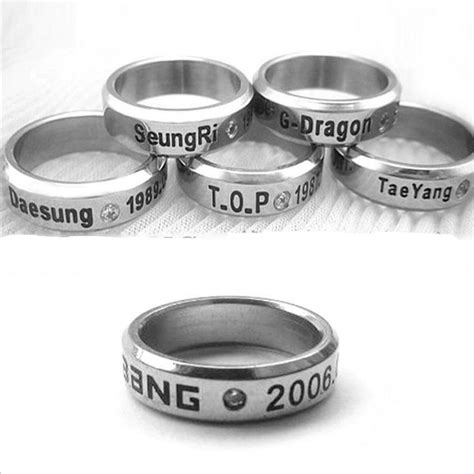 Bigbang Member Ring Rings Bigbang Women Rings