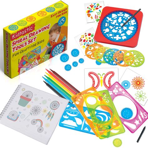 Kidtastic Spiral Drawing Kit For Kids Ages 3 And Up Design Your Own