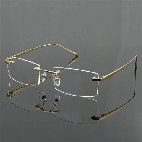 100 Pure Titanium Mens Eyeglasses Frame Optical Glasses Rxable