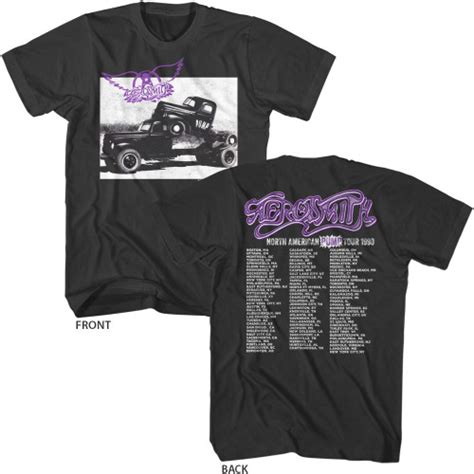 Aerosmith Mens Vintage Concert T Shirt Pump North American Tour 1990