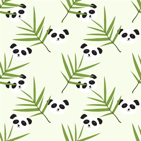 Cute Panda Pattern 952800 Vector Art At Vecteezy