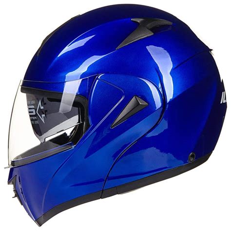 xl blue ilm 10 colors motorcycle flip up modular helmet dot