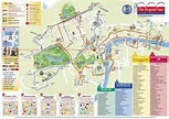 London tourist map, London sightseeing, London tourist attractions
