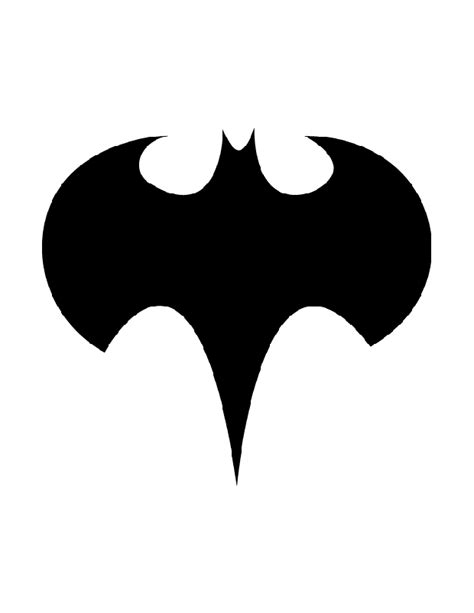 Sigle De Batman Est Une Silhouette De Batman