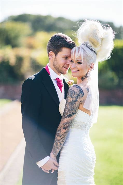 Glamorous And Modern Wedding With A Gorgeous Heavily Tattooed Bride