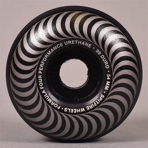 Spitfire Wheels Classics Black 99d Formula Four Skateboard Wheels 54mm Skateboards From Native
