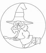 Halloween Coloring Pages Witches Z31 Para Colorear Dibujos Bruja Book Brujitas Kids sketch template