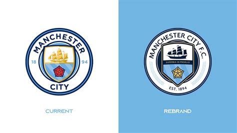 Manchester City Logo Rebranding Behance