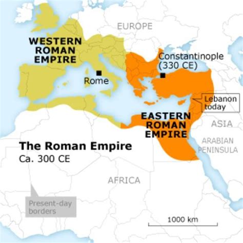 The Beginning Of The Byzantine Empire Map Activity