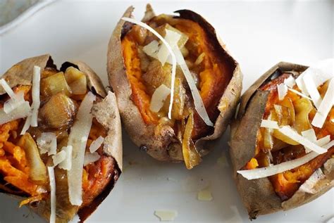 Roasted Sweet Potato With Caramlized Onions Veggie Dishes Roasted