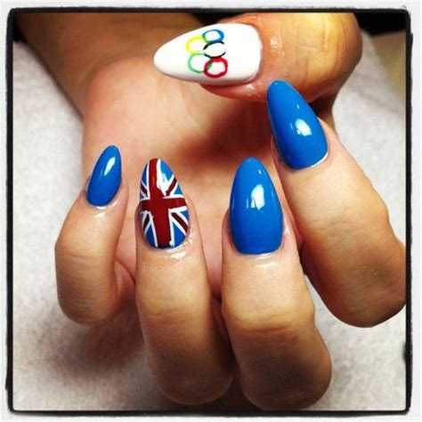get in the olympic spirit with gold medal worthy olympic nail art photos love nails how to do