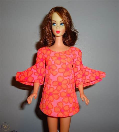 Vintage Francie Barbie Doll 1966 Mattel Flip Hair Japan Bendable Leg