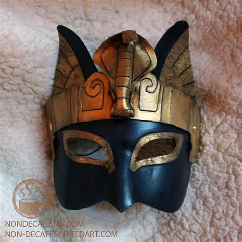 Egyptian Bastet Cleopatra Cobra Headdress Mask Handmade Etsy Bastet