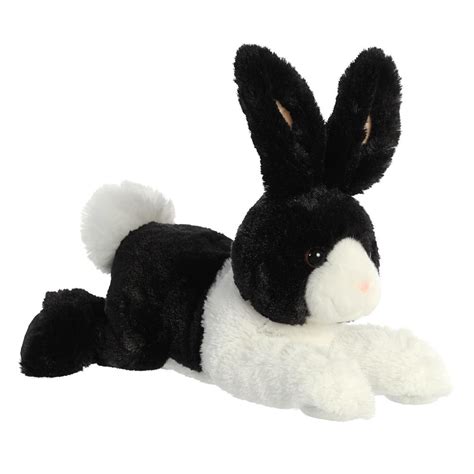 Aurora Flopsie Black Rabbit Stuffed Animal