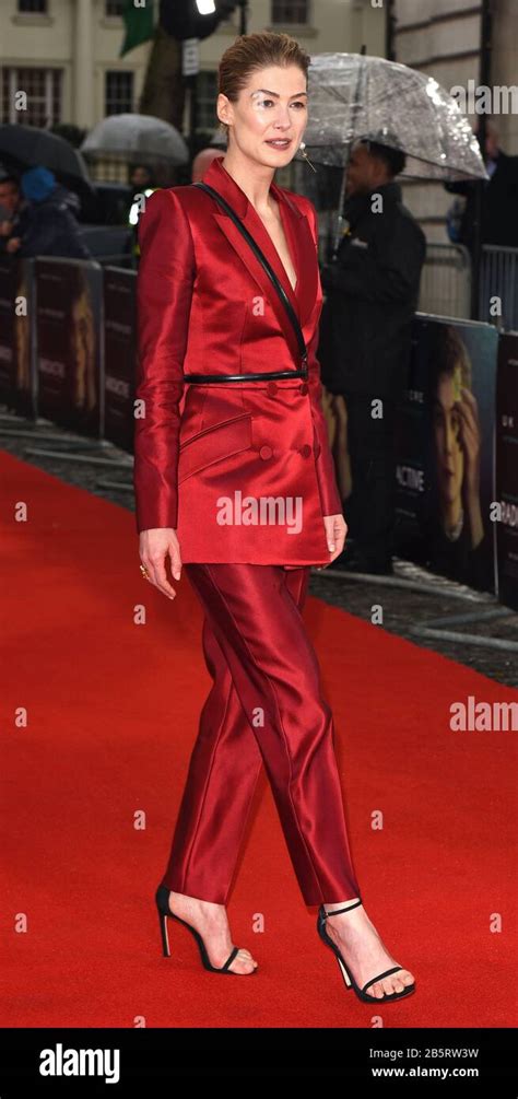 London Uk 08th Mar 2020 Rosamund Pike Attends The Premiere Of
