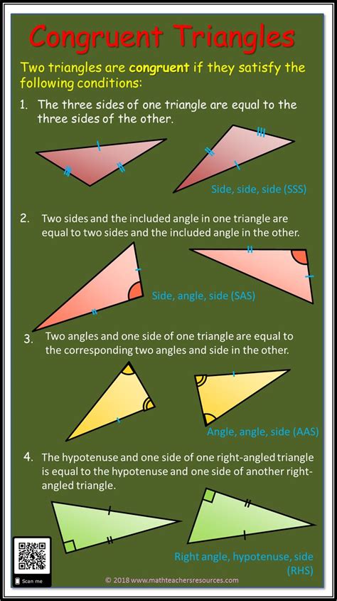 Congruent Triangle Rules Angle And Side Rules For Congruent Triangles