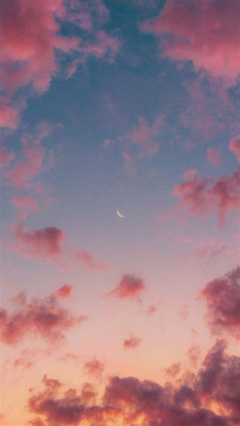 Aesthetic Anime Sky Pink Wallpapers Wallpaper Cave