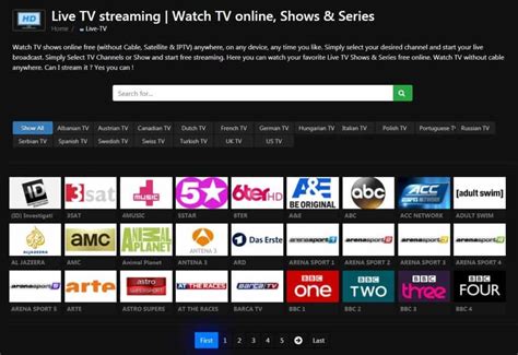 The most popular tv stations and the internet tv channels of different genres are collected in the online directory of the television channels: Stream2Watch 2019 | Live Sports Streaming Website Online