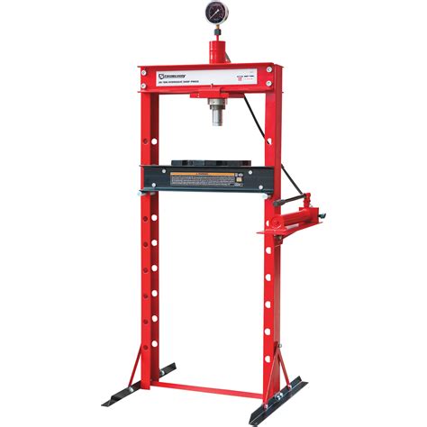 Strongway 20 Ton Hydraulic Shop Press With Gauge Northern Tool